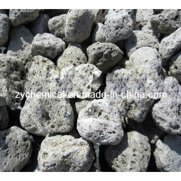 Piedra pómez en polvo, Naturan Lava Rock, como material de fricción en la industria textil. Utilizado para bloques de ladrillo hueco, agregado ligero